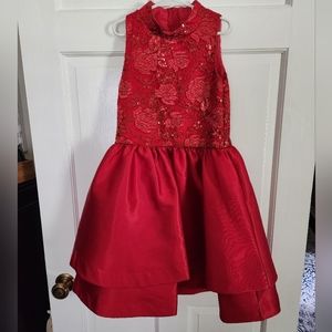 Rare Editions red formal dress, size 12